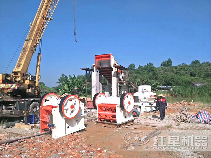 碎石制砂配置顎式破碎機(jī)