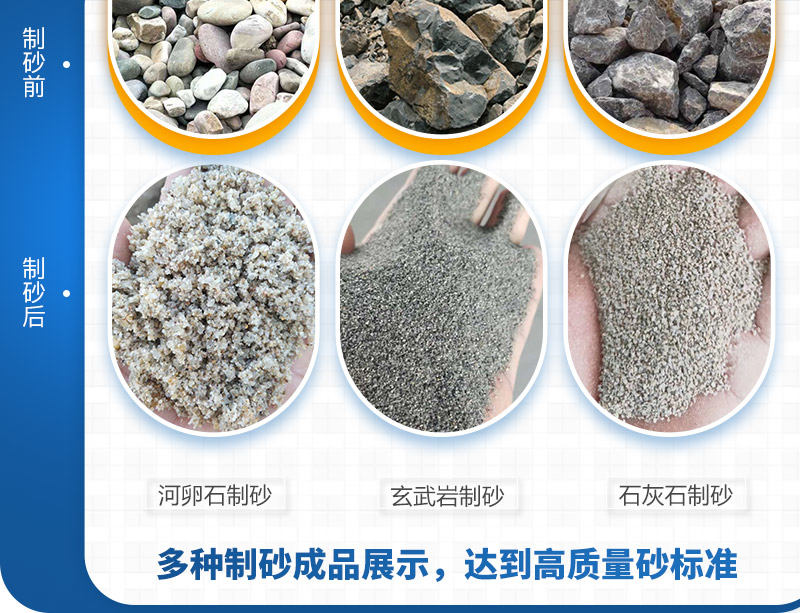 制砂成品質(zhì)量好