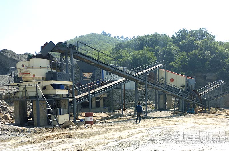人工制砂機(jī)器現(xiàn)場實拍