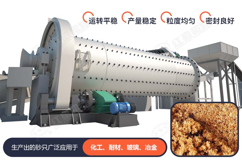 棒磨式制砂機(jī)性能優(yōu)勢(shì)