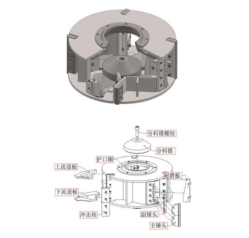 VSIA7制砂機(jī)四口葉輪設(shè)計圖
