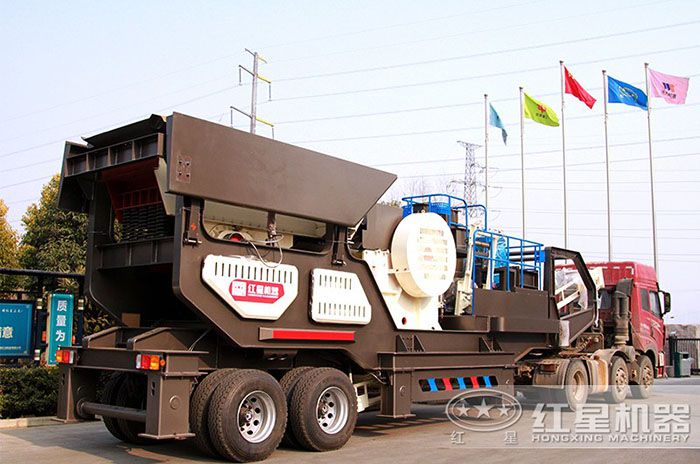 時(shí)產(chǎn)500噸建筑垃圾磕石機(jī)發(fā)貨圖