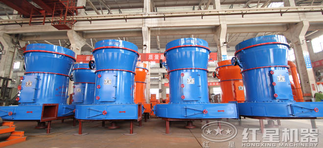 石英石雷蒙磨粉機廠區(qū)圖