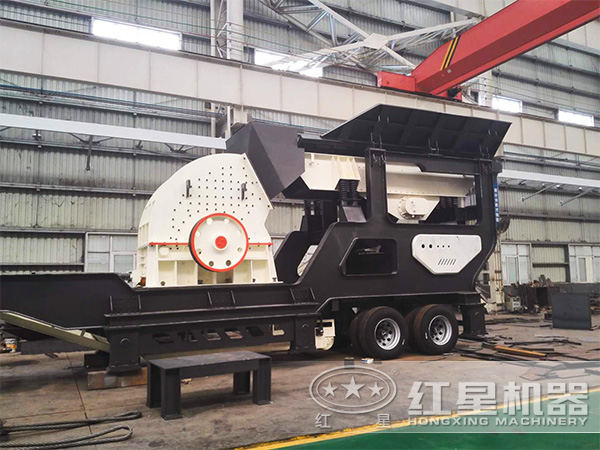 650t/h車載式碎石機廠區(qū)