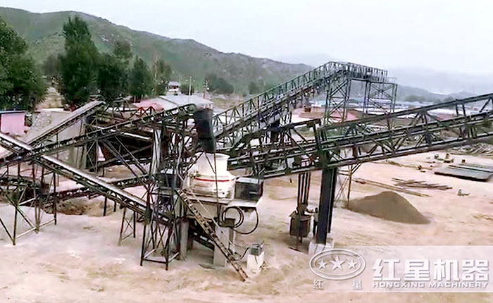 制砂機(jī)現(xiàn)場