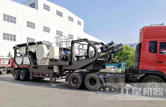 紅星移動建筑垃圾破碎機(jī)車間發(fā)貨了