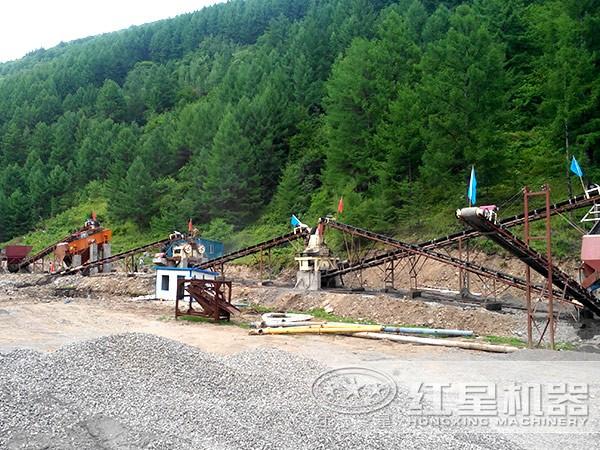 500-600t/h石英石制砂生產線環(huán)保生產